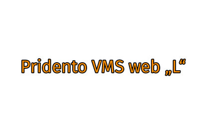 Pridento VMS web L - WELCOME L Edition