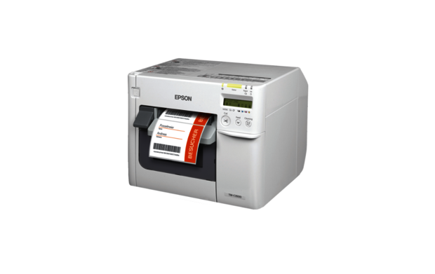 EPSON ColorWorks C3500 - Vollfarbetikettendrucker für Besucherausweise